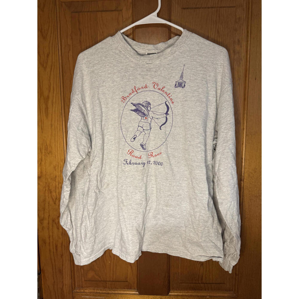 Vintage Bradford Valentine Road Race Long Sleeve Shirt SizeL